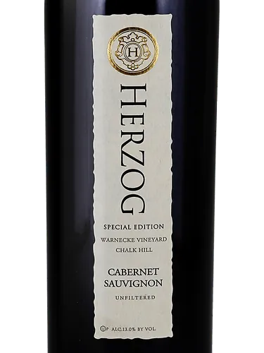 Special Edition Warnecke Vineyard Cabernet Sauvignon Bottle