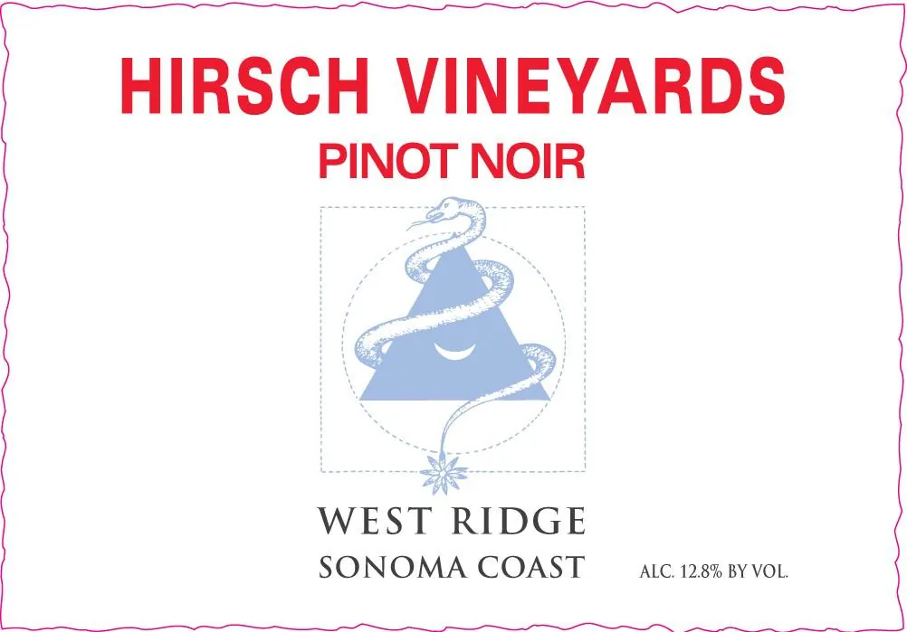 West Ridge Pinot Noir Bottle