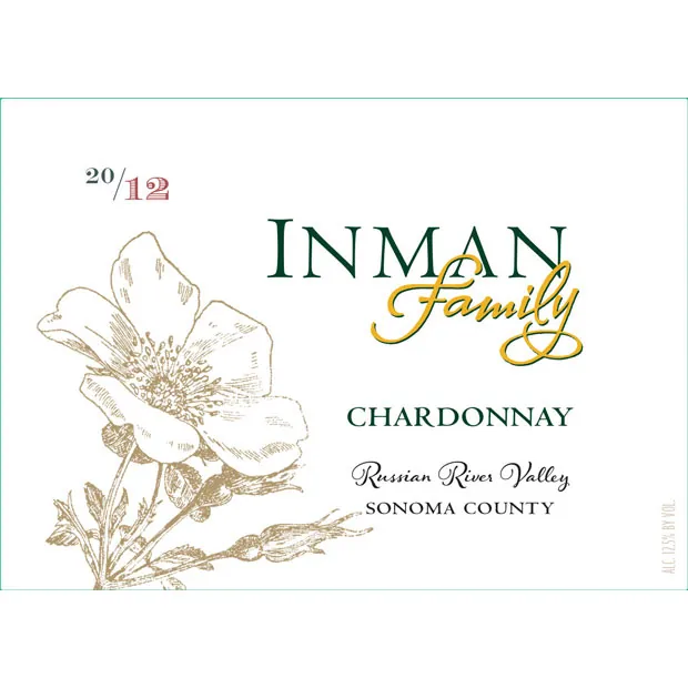 Russian River Chardonnay Bottle