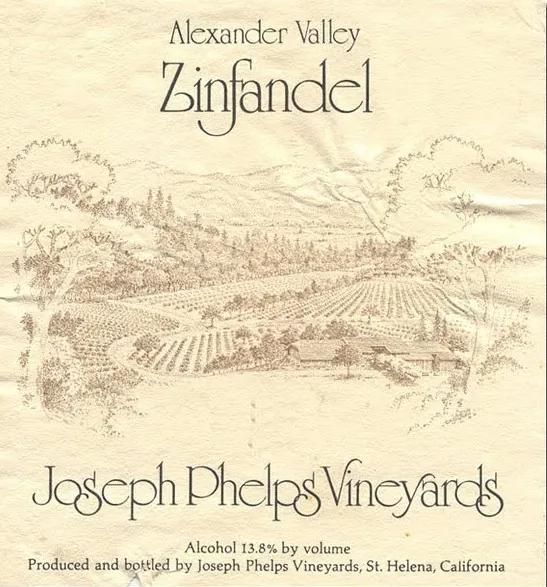 Alexander Valley Zinfandel Bottle