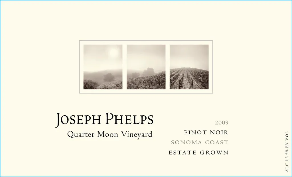 Quarter Moon Vineyard Pinot Noir Bottle