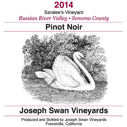 Saralee's Vineyard Pinot Noir Bottle