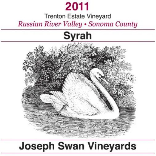 Trenton Estate Vineyard Syrah Bottle