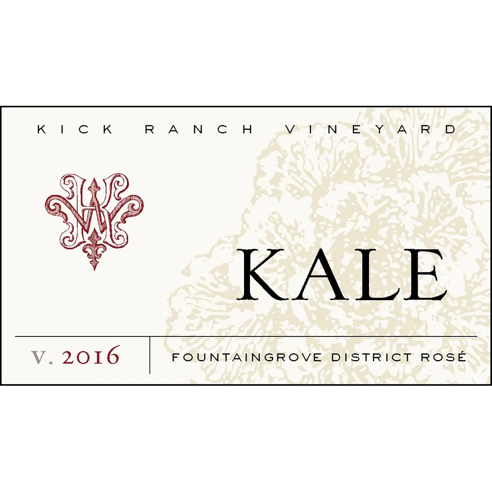 Kick Ranch Vineyard Rose Bottle