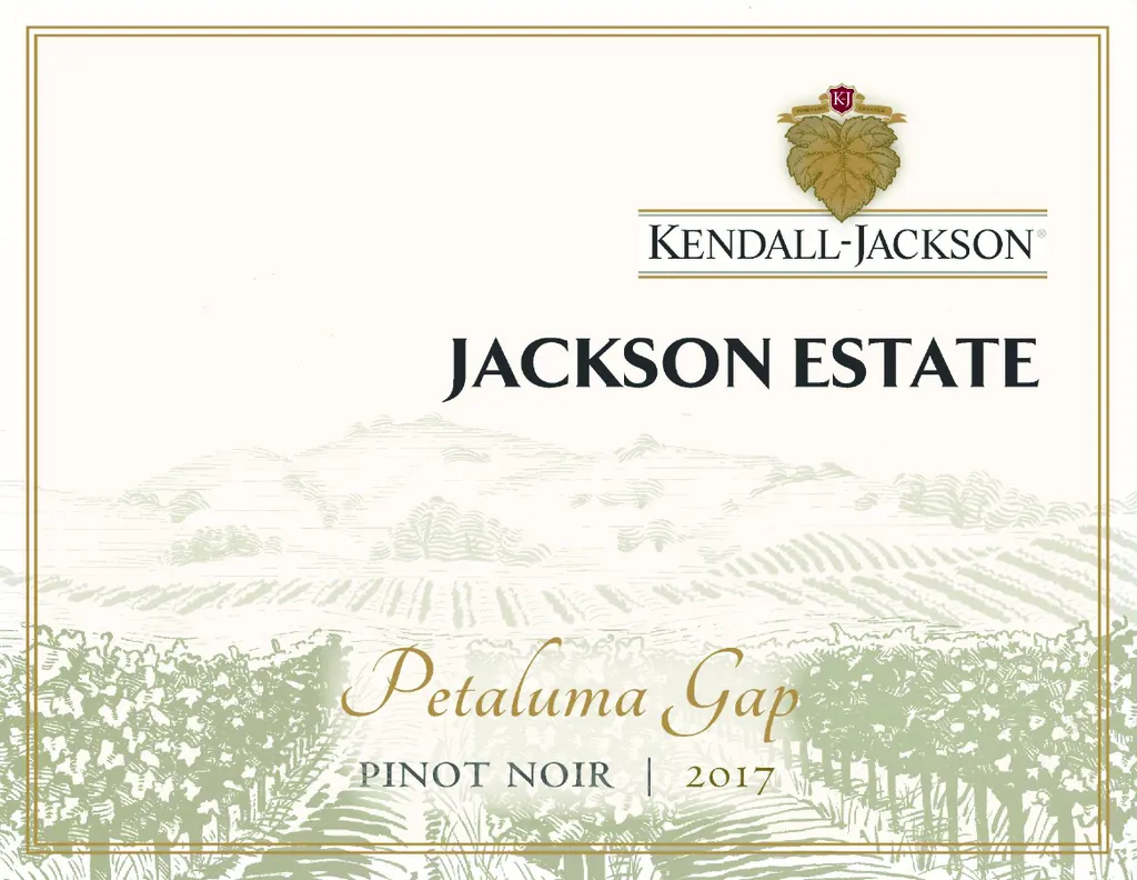 Jackson Estate Petaluma Gap Pinot Noir Bottle