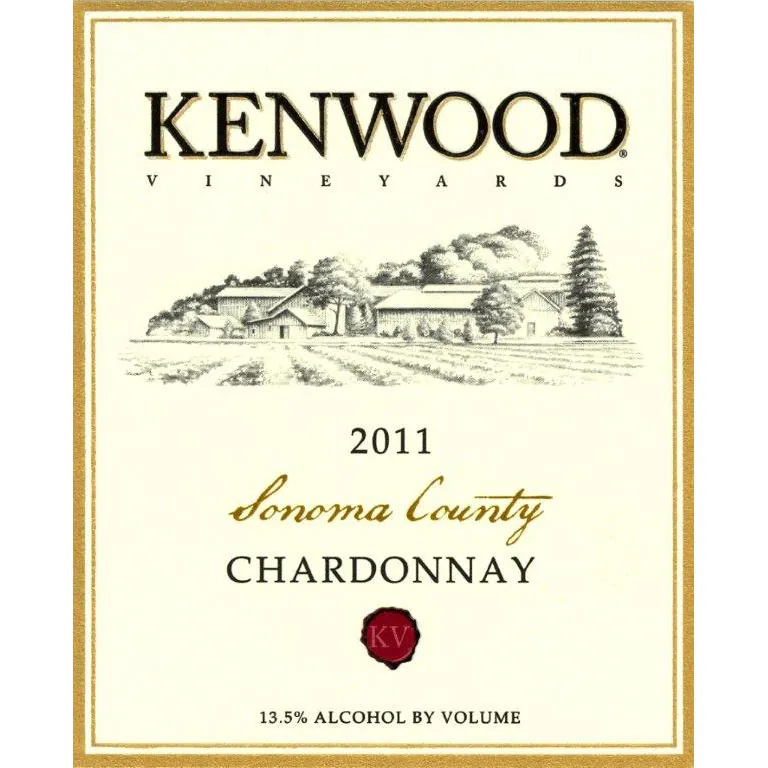 Sonoma County Chardonnay Bottle