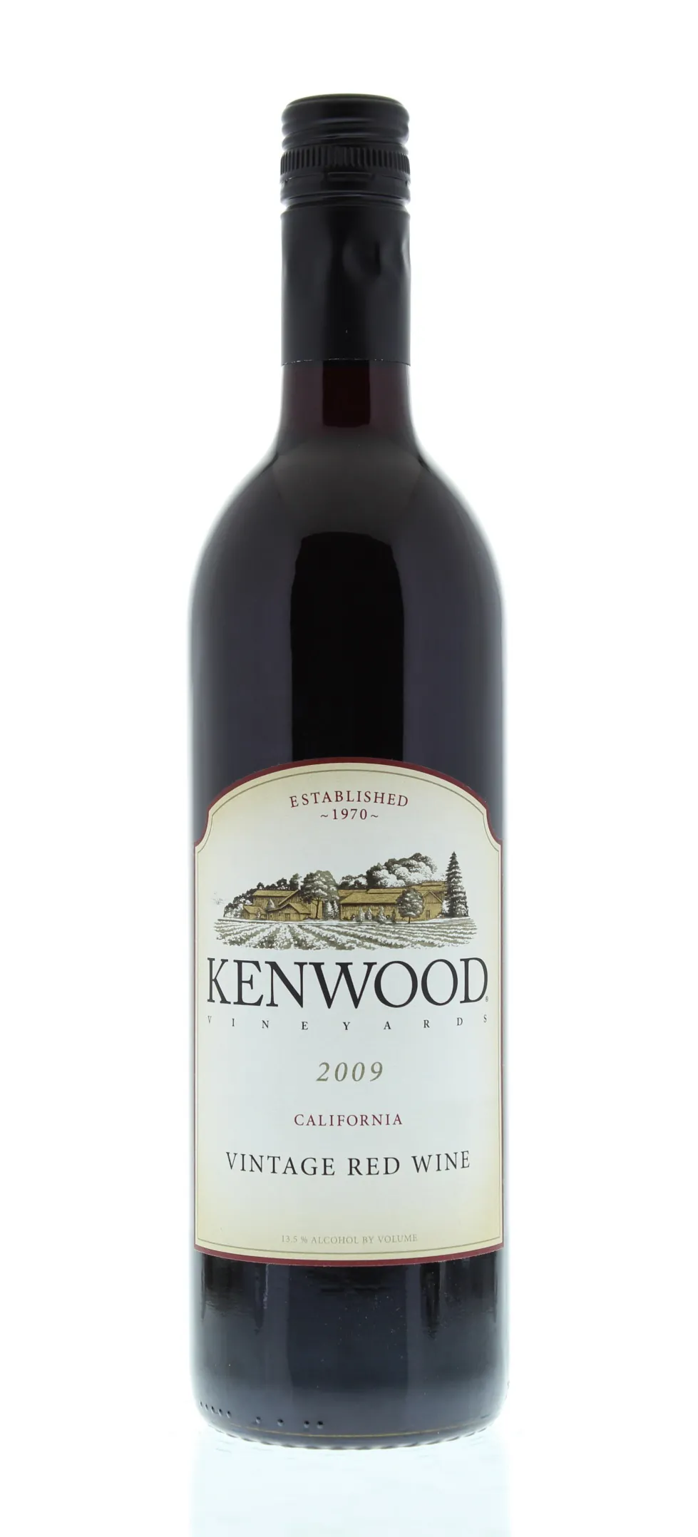 Vintage Red Blend Bottle