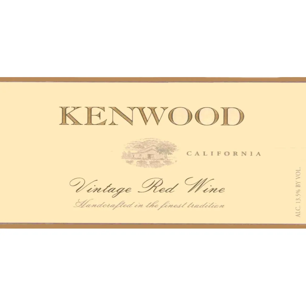 Vintage Red Wine Bottle