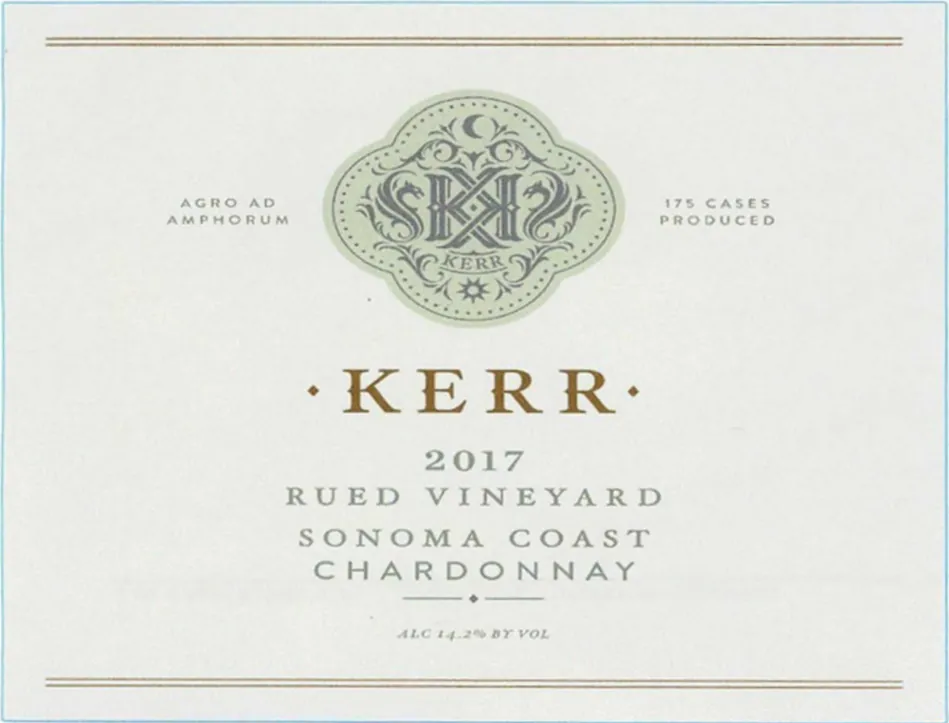 Rued Vineyard Chardonnay Bottle
