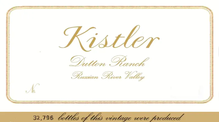 Dutton Ranch Chardonnay Bottle