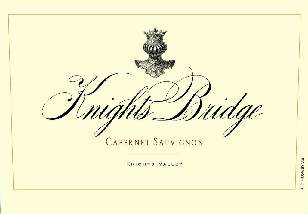 Knights Valley Cabernet Sauvignon Bottle