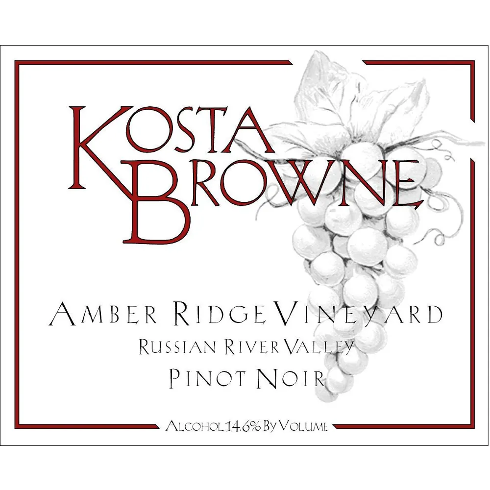 Amber Ridge Vineyard Pinot Noir Bottle
