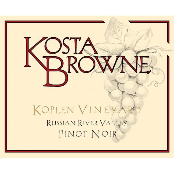 Koplen Vineyard Pinot Noir Bottle