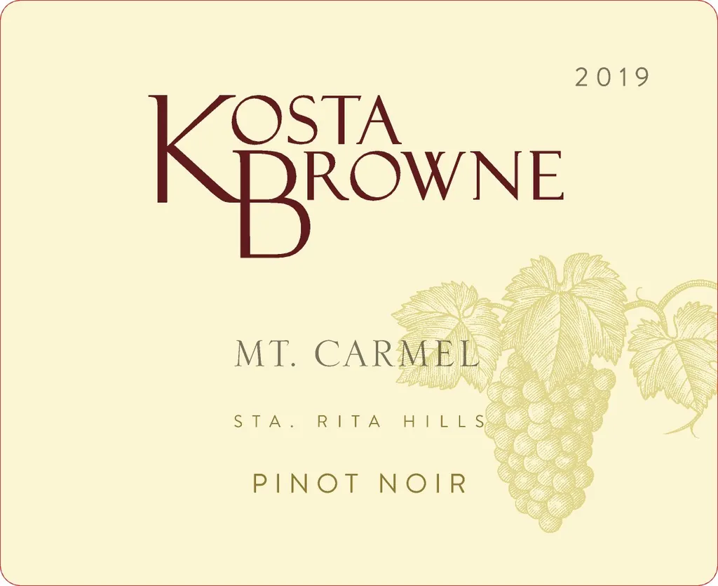 Mt. Carmel Pinot Noir Bottle