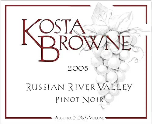 Russian River Valley Pinot Noir Bottle