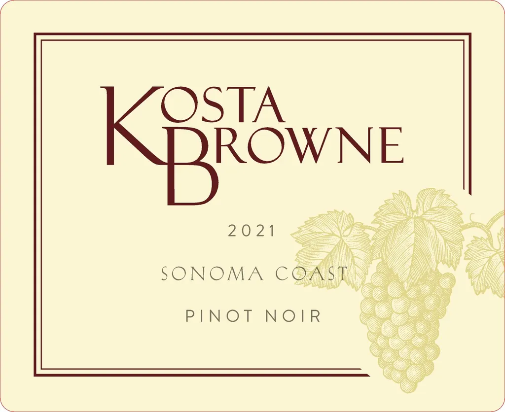 Sonoma Coast Pinot Noir Bottle