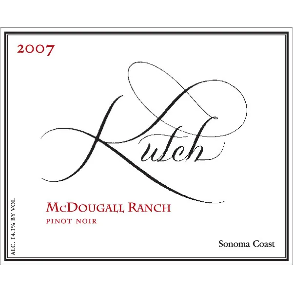 McDougall Ranch Pinot Noir Bottle