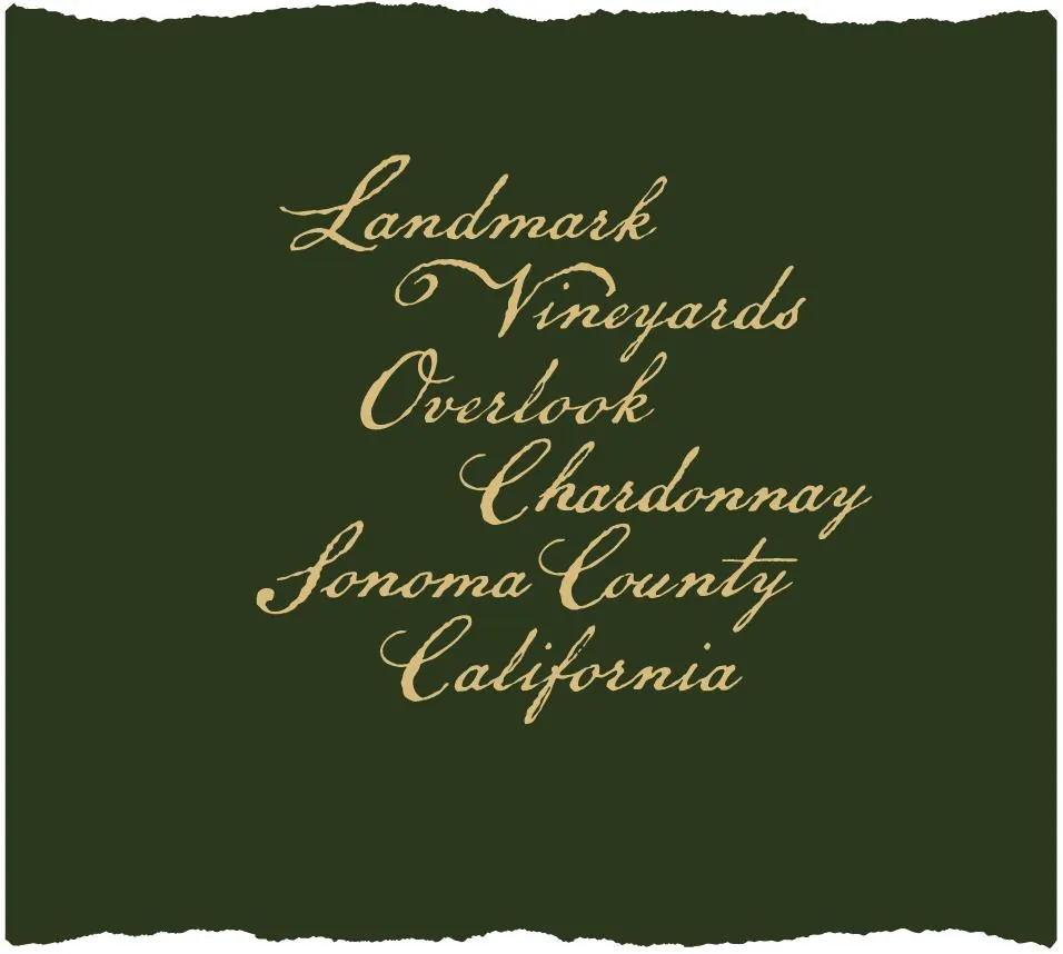 Landmark Overlook Chardonnay Bottle