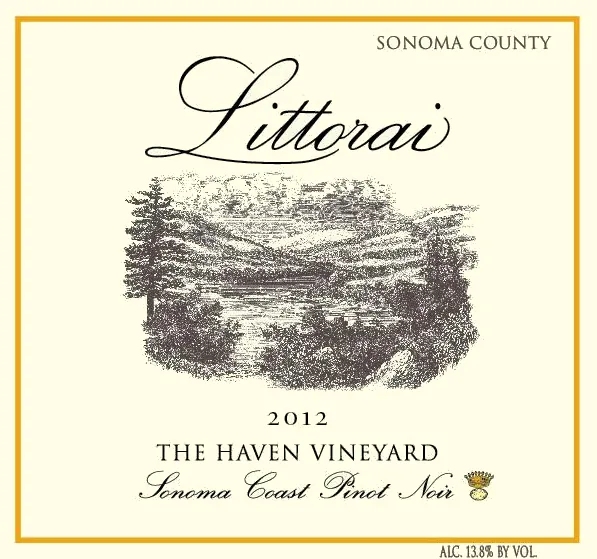 The Haven Vineyard Pinot Noir Bottle