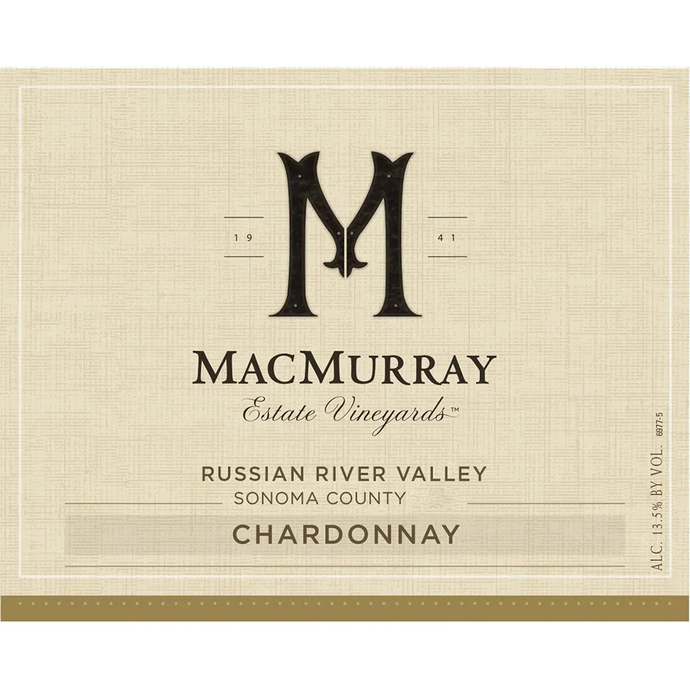 Russian River Chardonnay Bottle