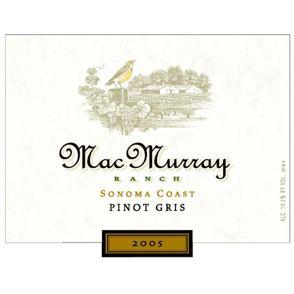 Russian River Pinot Gris Bottle