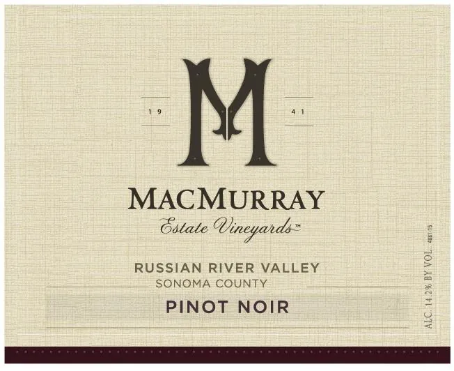 Russian River Pinot Noir Bottle