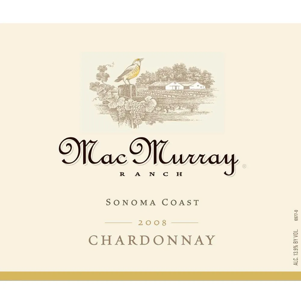 Sonoma Coast Chardonnay Bottle