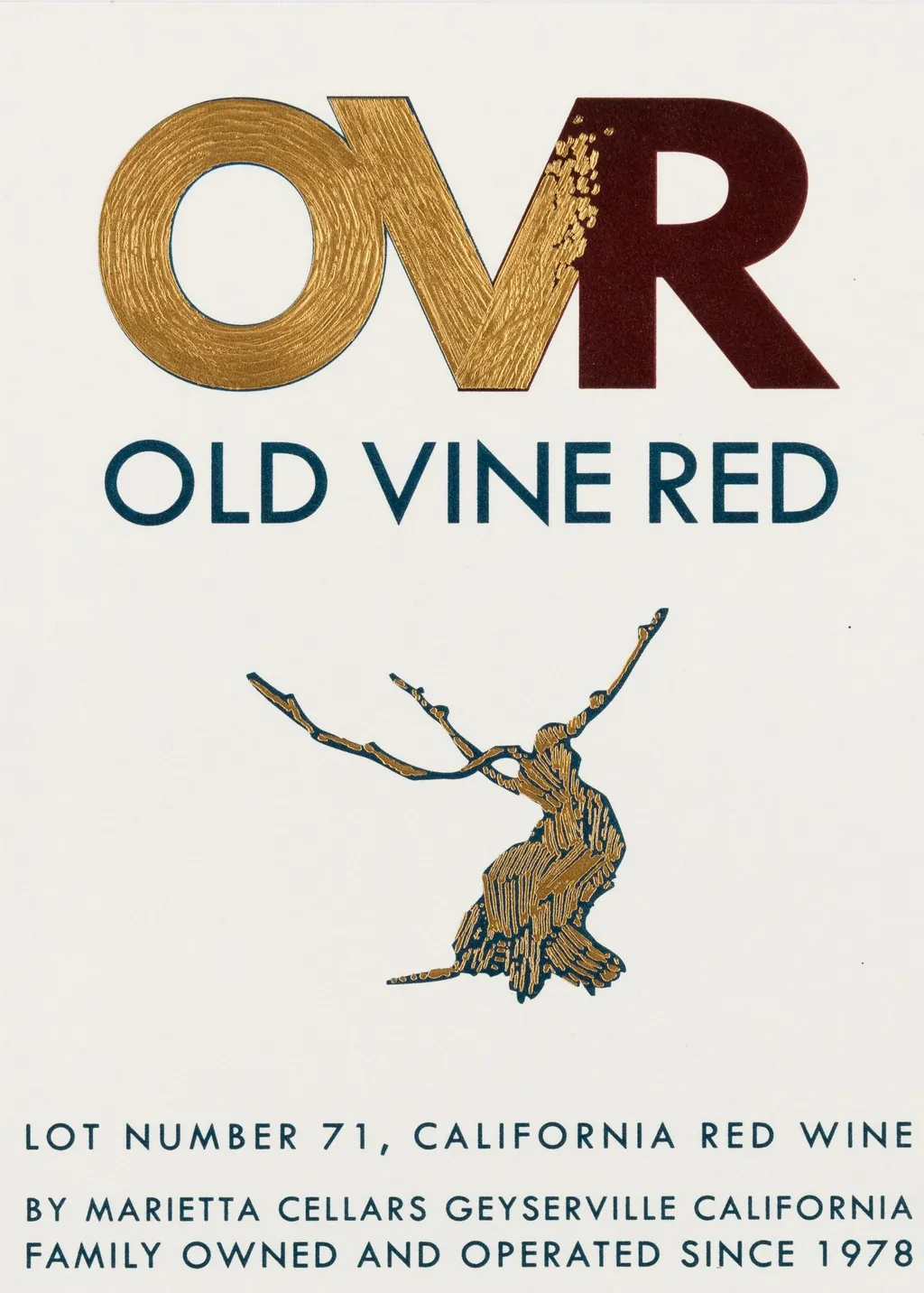 Old Vine Red Lot 71 Bottle