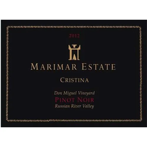 Don Miguel Vineyard Cristina Pinot Noir Bottle