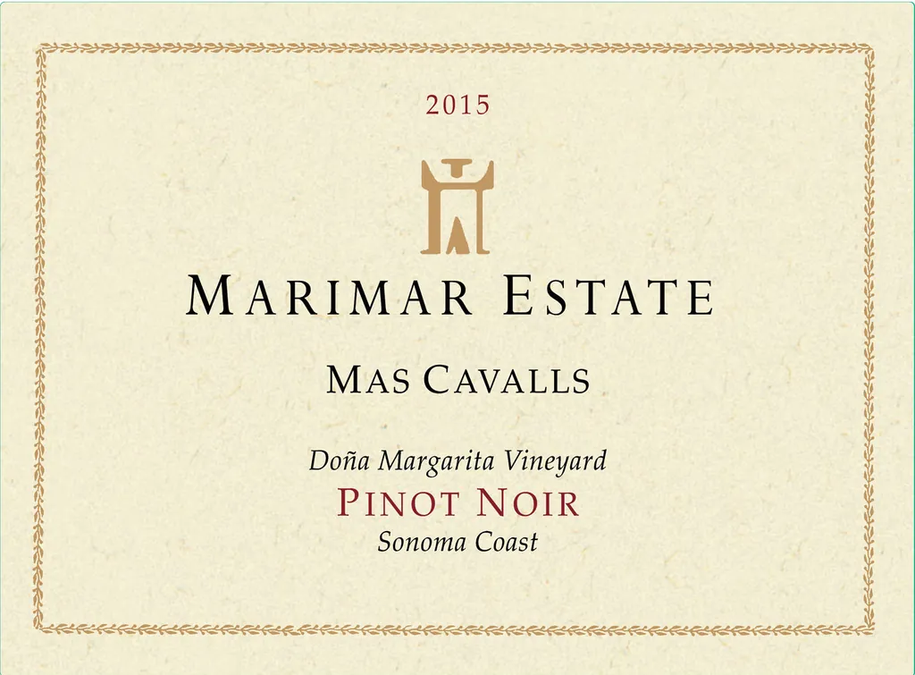 Dona Margarita Vineyard Mas Cavalls Pinot Noir Bottle