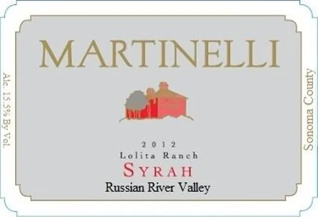 Lolita Ranch Syrah Bottle