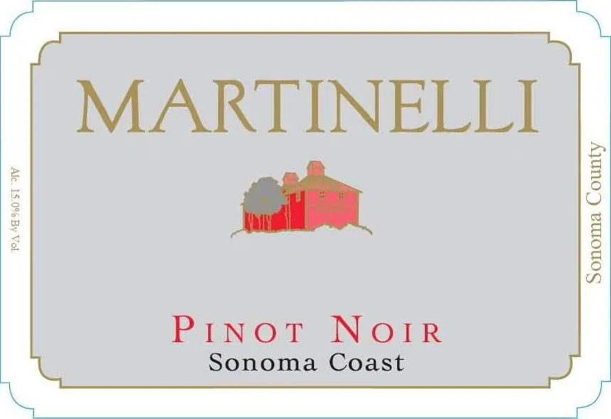 Sonoma Coast Pinot Noir Bottle