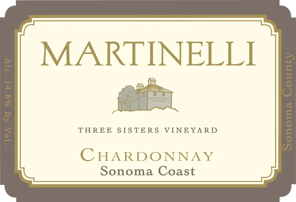 Three Sisters Vineyard Chardonnay Bottle