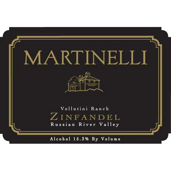 Vellutini Ranch Zinfandel Bottle