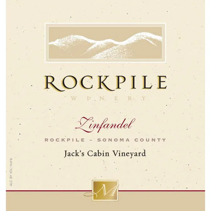 Mauritson Rockpile Jack's Cabin Vineyard Zinfandel Bottle