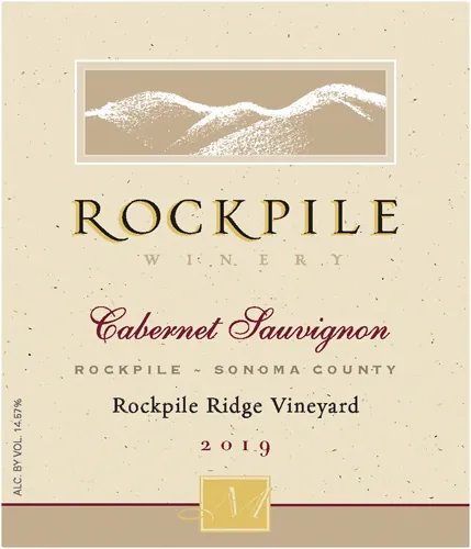 Mauritson Rockpile Ridge Vineyard Cabernet Sauvignon Bottle