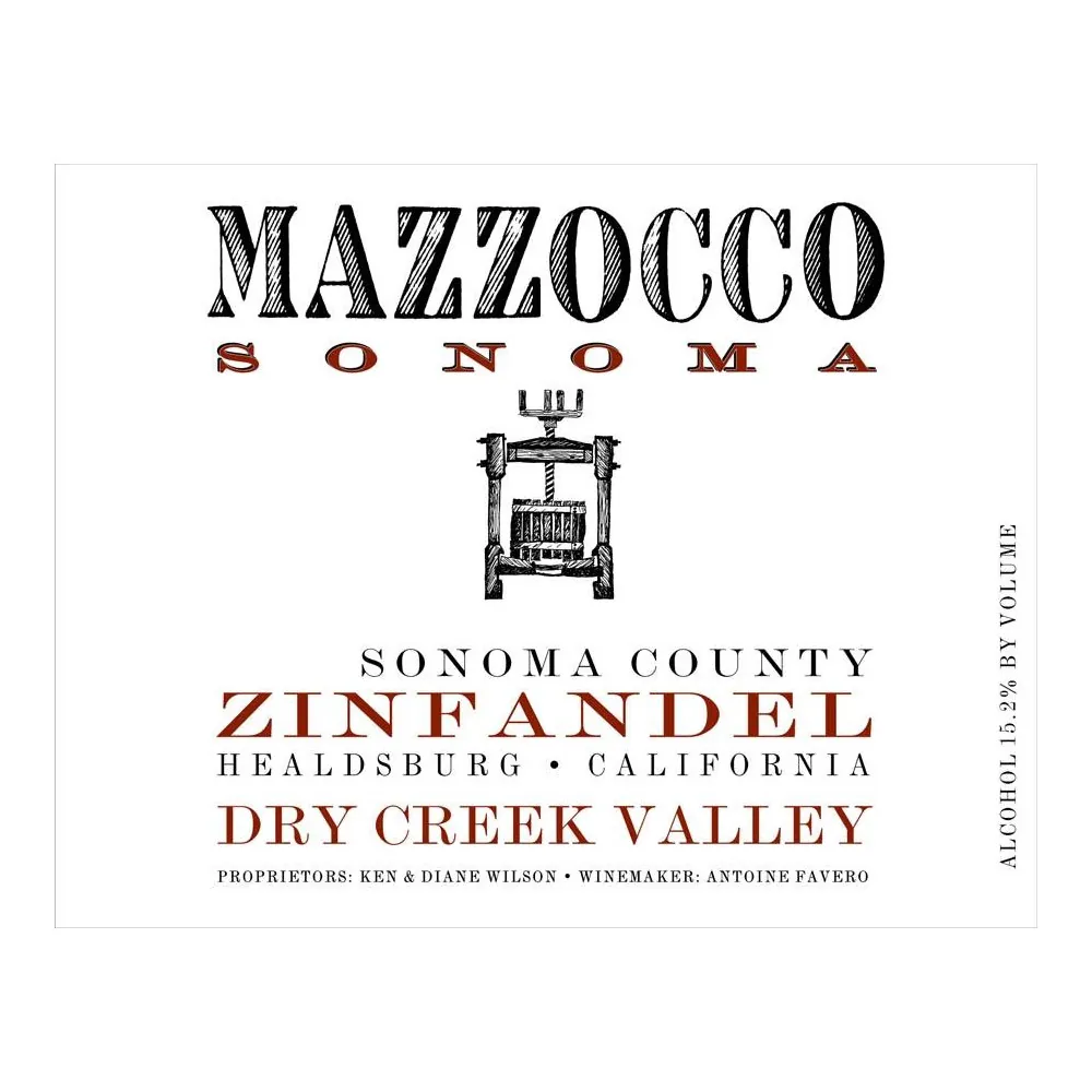 Dry Creek Zinfandel Bottle