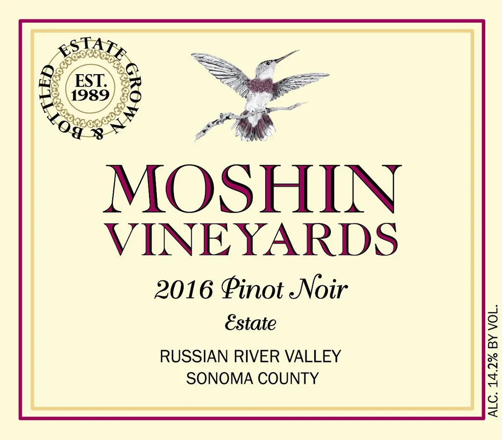 Estate Pinot Noir Bottle
