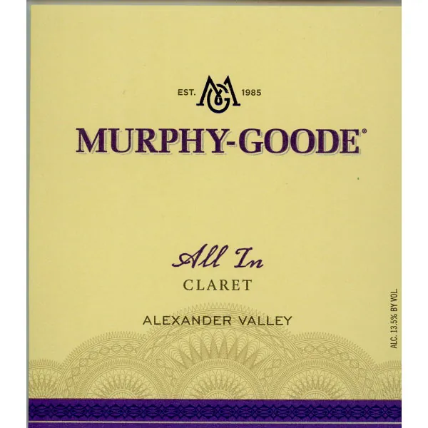 All-In Claret Bottle