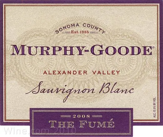 Fume Blanc Bottle