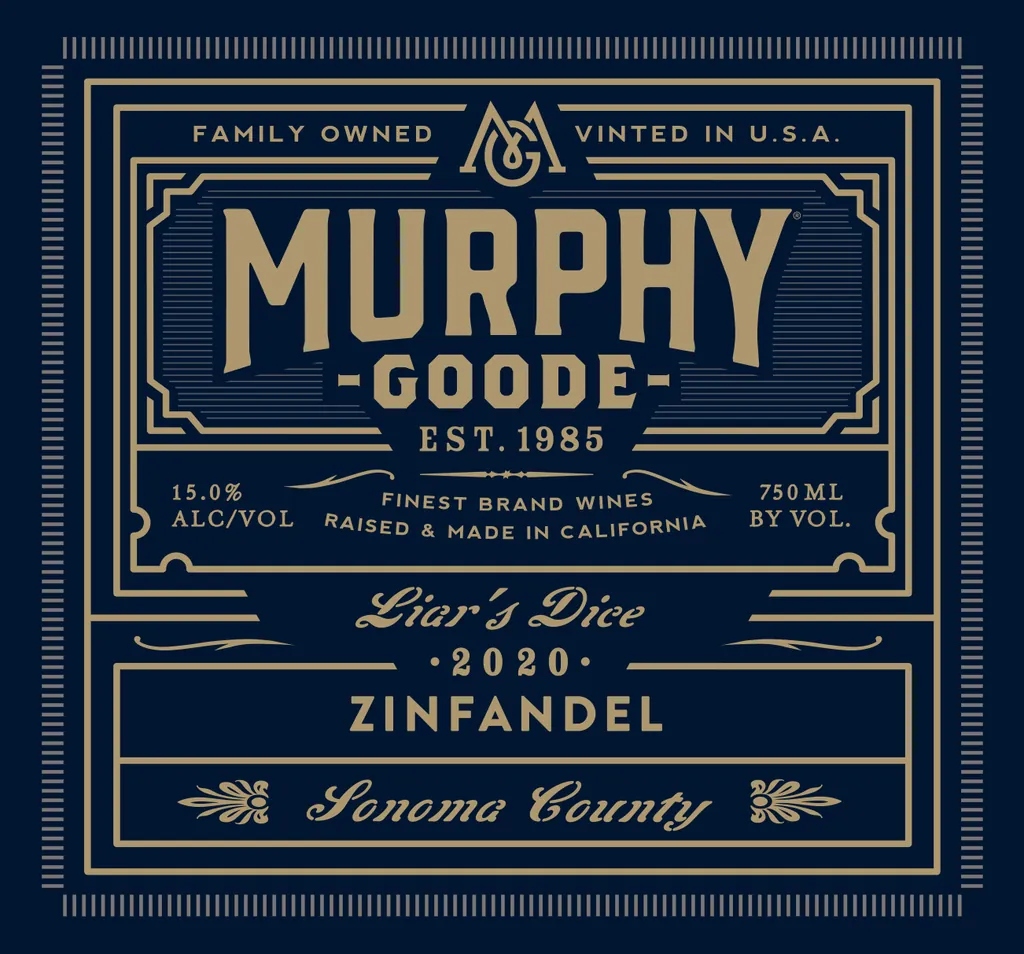 Liar's Dice Zinfandel Bottle