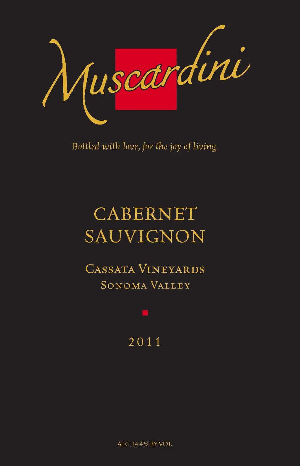 Cassata Vineyard Cabernet Sauvignon Bottle