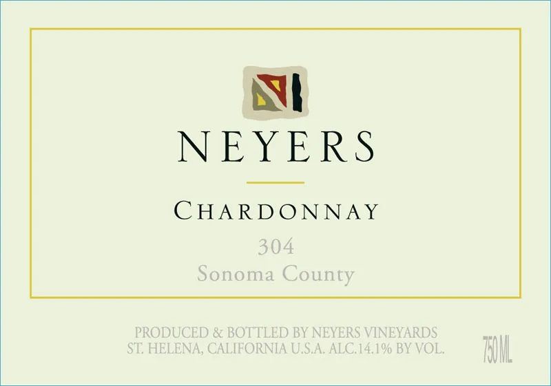 304 Sonoma Chardonnay Bottle