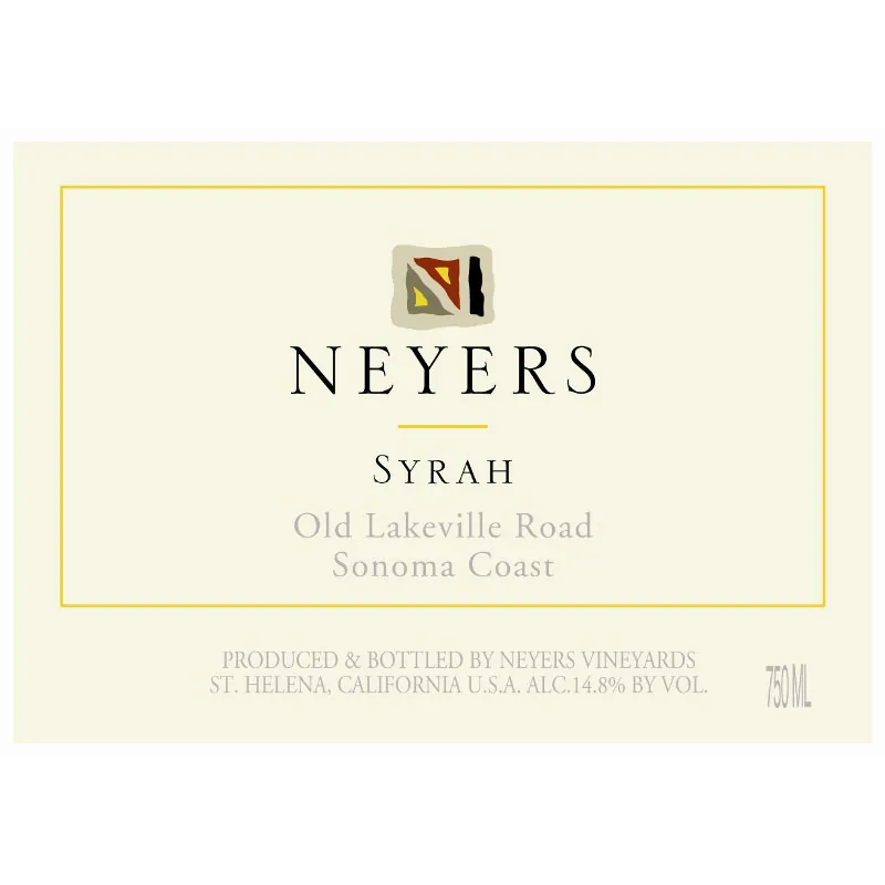 Syrah Sonoma Coast Old Lakeville Road Bottle