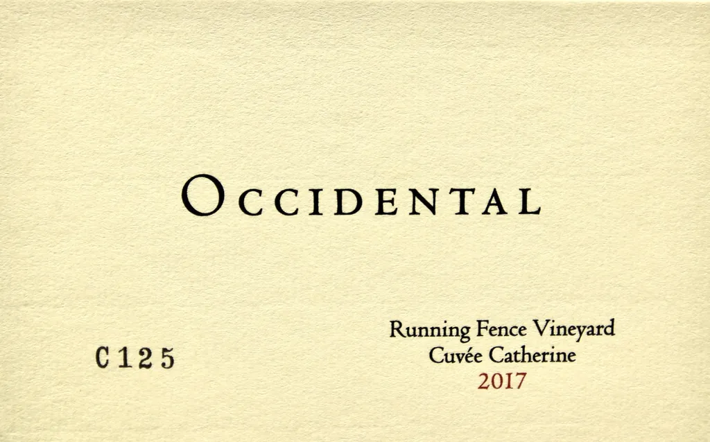 Cuvee Catherine Running Fence Vineyard Pinot Noir Bottle