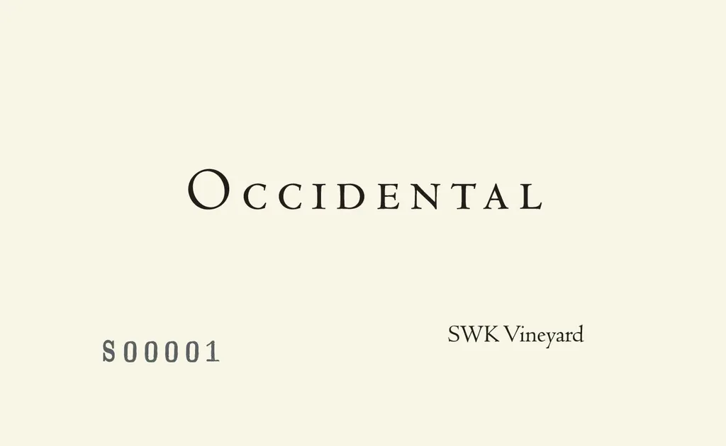 SWK Vineyard Pinot Noir Bottle