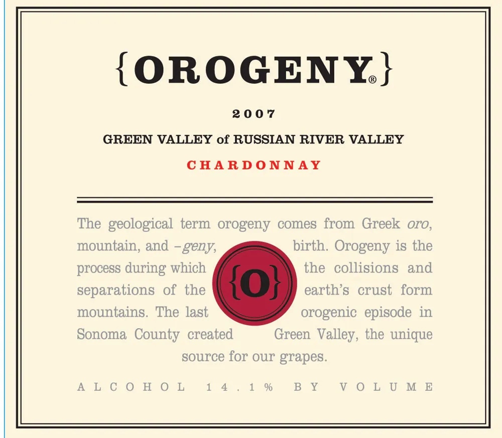 Chardonnay Green Valley Bottle