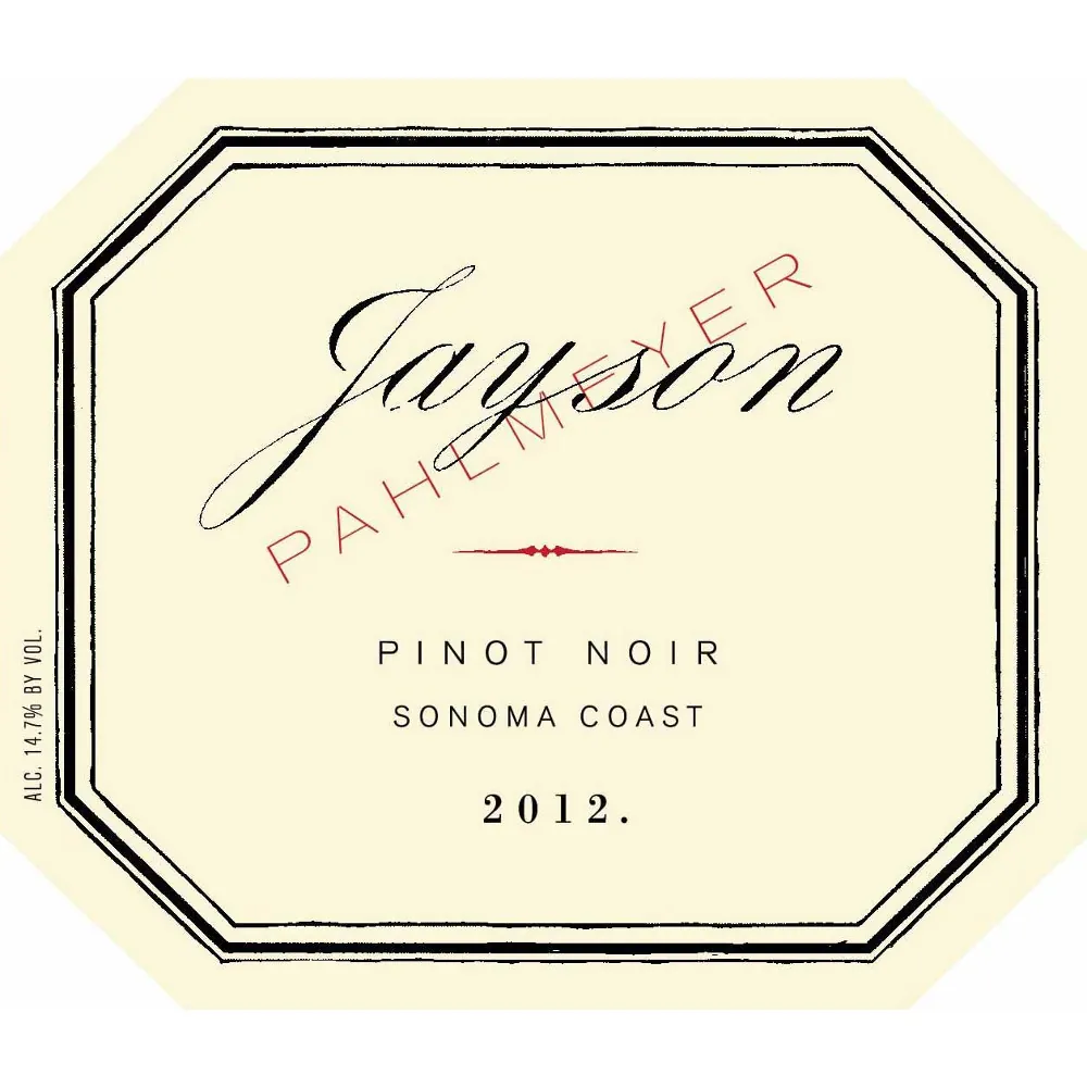 Jayson Pinot Noir Bottle