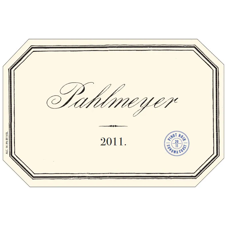 Sonoma Coast Pinot Noir Bottle