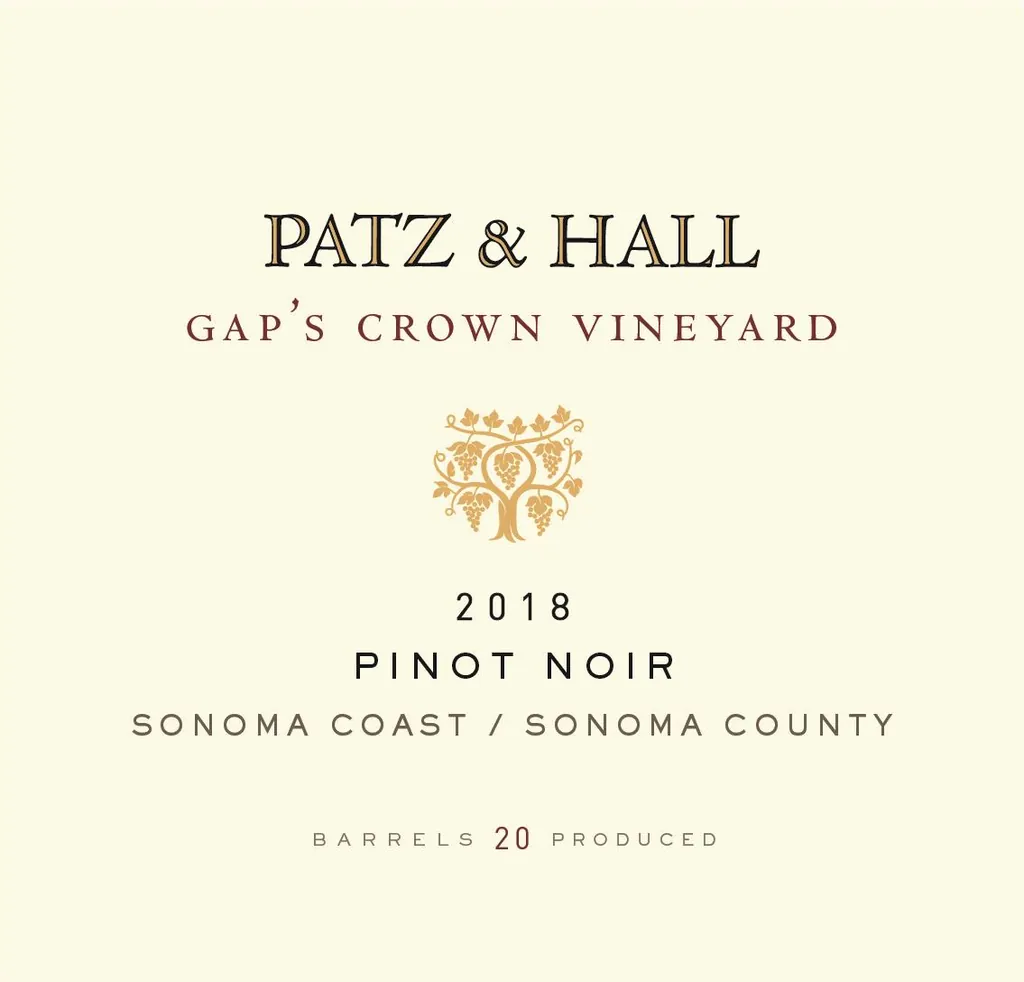 Gap's Crown Vineyard Pinot Noir Bottle